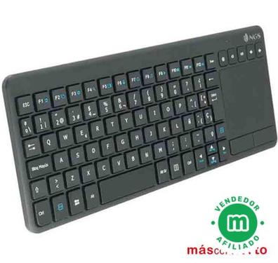 Teclado inalámbrico retroiluminado de 2,4 GHz Panel táctil Ratón Control  remoto de mano 4