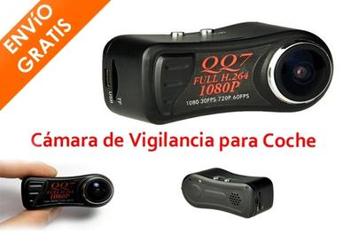 Cámara Vigilancia para Coche QQ7 Original con 185 grados Full HD - Tarjeta  de memoria: Sin tarjeta / Batería externa: Sin batería externa 