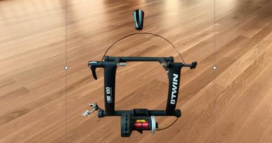 Rodillo para bicicleta discount madera