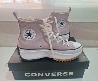 Zapatillas Primark Flatform High Tops Mujer Gris/Marrón Cuero Sintético