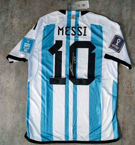 Milanuncios - Camiseta Messi firmada Argentina Mundial