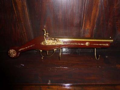 Antiga pistola percussão Inglesa box lock John Blisset London 1840s