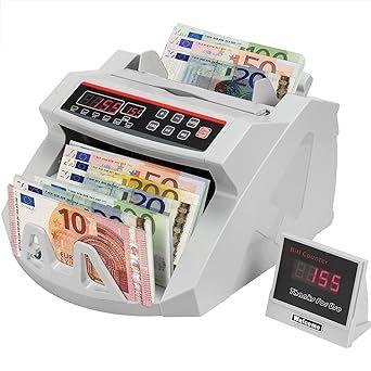 Pack de detector de billetes falsos - Safescan 155-S Completo