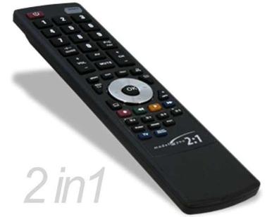 Vivanco Universal 2in1 TV/DVB - Mando a distancia universal para TV,  plateado : : Electrónica