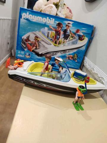 PLAYMOBIL - Lancha Familiar (4862) : : Juguetes y juegos