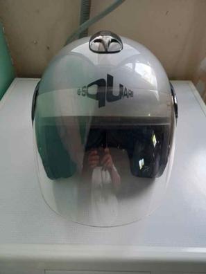 Casco de moto burdeos de segunda mano Milanuncios