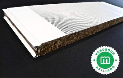 Panel Acústico/ Placa Acústica Liso Color Blanco 50x50 3,5cm