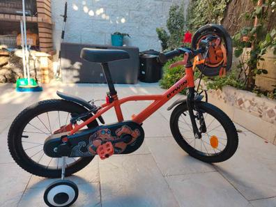 Bicicleta niños 14 pulgadas Btwin 500 unicornio rosa 3-4,5 años