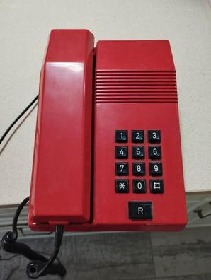  Teléfono con cable, estilo retro retro vintage teléfonos  antiguos con pantalla de identificación de llamada volver a marcar teléfono  de escritorio de teléfono fijo manos libres : Productos de Oficina