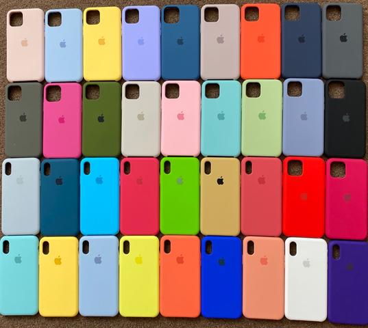 Funda de Silicona con Logo para iPhone Color Lila