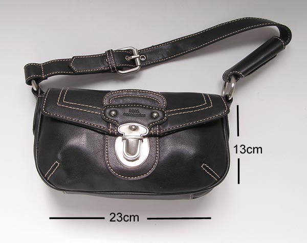 Milanuncios Bolso de de piel sintetica negro