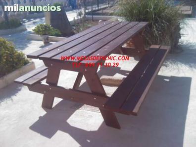 Mesa picnic para Jardín - Madera Artesanal