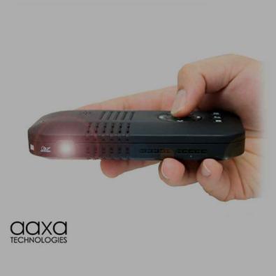 Mini proyector LED, proyector LCD TFT multifuncional compatible con fuente  de alimentación móvil, proyector de cine en casa de bolsillo con altavoz