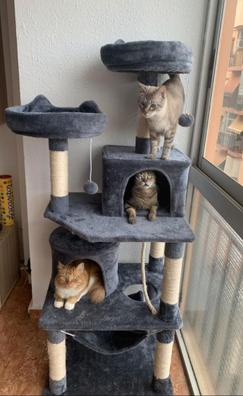 PawHut Árbol Rascador para Gatos Altura 120 cm Torre de Gatos con