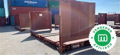 Milanuncios - CONTENEDOR MARITIMO FLAT RACK BARCELONA