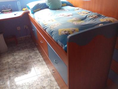 Cama mueble 90x190cm con colchón, cama plegable., Muebles Martín