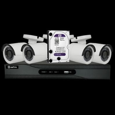 kits de videovigilancia interior desde 180€ con grabador.