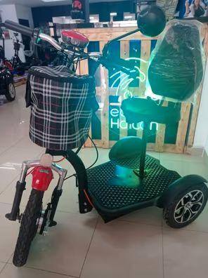 Triciclos eléctricos para adultos, 24 pulgadas, triciclo eléctrico para  adultos, 350 W, 3 ruedas, batería extraíble de 48 V/13 AH, pantalla LCD y