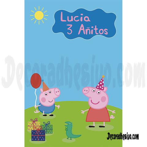 Milanuncios - Pancarta cumpleaños Peppa Pig