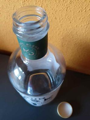 24 botellas pequeñas de licor de vidrio con tapas, botellas de vino de  vidrio pequeñas, botellas de alcohol vacías reutilizables con tapa de rosca