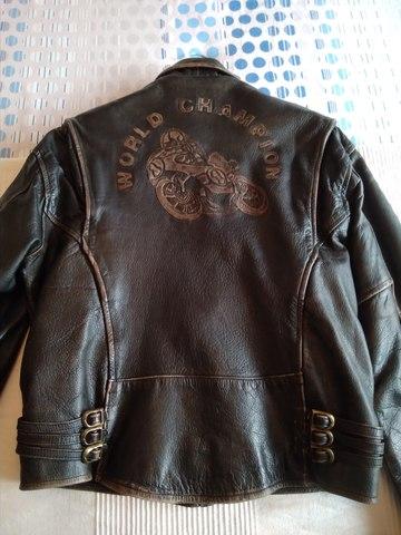 Milanuncios - VENDO Chaqueta Cuero Moto Vintage