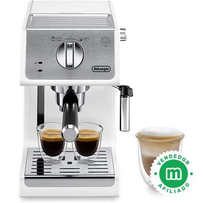 Cafetera express  De'Longhi Dedica EC685.M, Thermoblock, Espresso manual,  Función 2 tazas, 1300 W, 15 bar, Metalizado