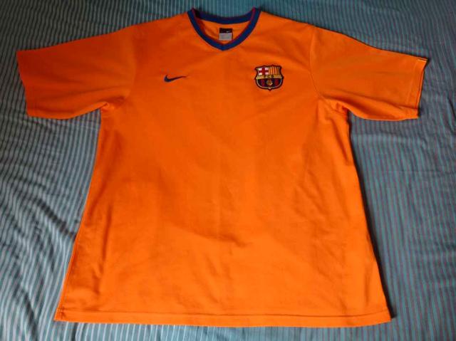 Milanuncios - Camiseta naranja FC barcelona