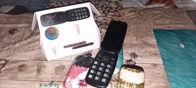 Teléfono celular básico desbloqueado, 3G Single Sim Botón grande de gran  volumen Fácil de usar Teléfono móvil básico (negro)