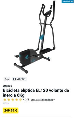 Bicicleta elíptica EL120 volante de inercia 6Kg