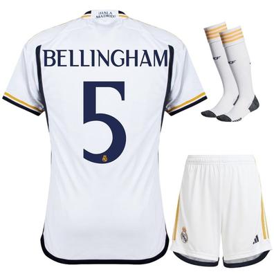 Camiseta adidas primera equipación Real Madrid 23/24 con dorsal Bellingham 5