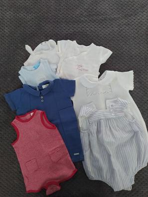  Conjunto de ropa para bebé recién nacido, unisex, de algodón,  para primavera y verano, a rayas, sin mangas, con pantalones cortos,  chaleco, ropa para bebé (marrón, 6-12 meses) : Ropa, Zapatos