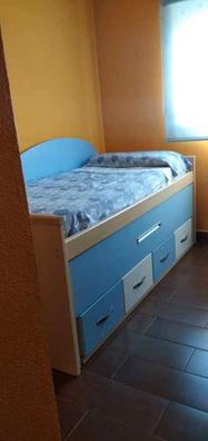 Cama 135 somier + colchón de segunda mano por 180 EUR en San Agustín del  Guadalix en WALLAPOP