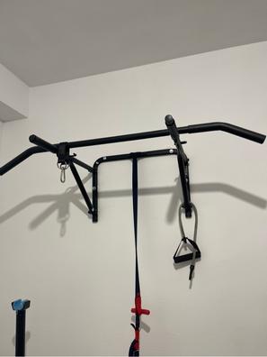 Barra de Dominadas Techo 100 cm,Multifunción Pared Elevación Pull Up,Acero  Station Pull Up Bar Puerta,Fija Barra Dominadas Pared,para Entrenamiento En