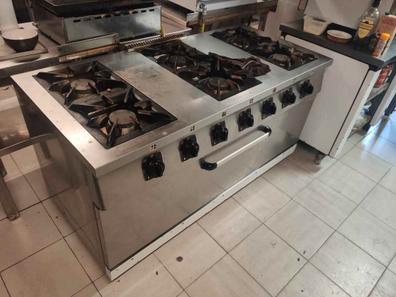 Cocina a gas 6 fuegos + Horno industrial 1200x750