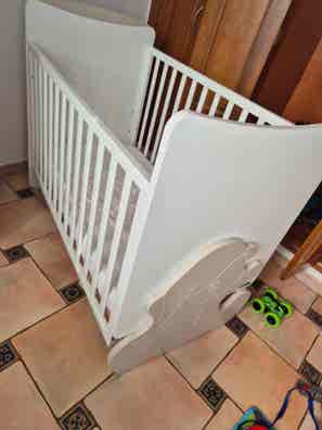 Cuna modelo trama tren de segunda mano Milanuncios