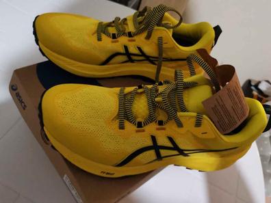 ASICS Nimbus 25 Lite-Show Zapatillas de Carretera para Hombre Azul Amarillo  Multicolor 42 EU : : Moda