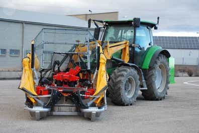 Maquinaria Agrícola paraguas recolector almendras de segunda mano y ocasión Milanuncios