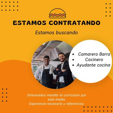 Ayudante cocina sin experiencia Ofertas de empleo de hostelería en