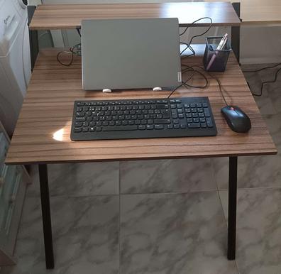 Mesa balda abatible de pared en chaflán, mesa escritorio