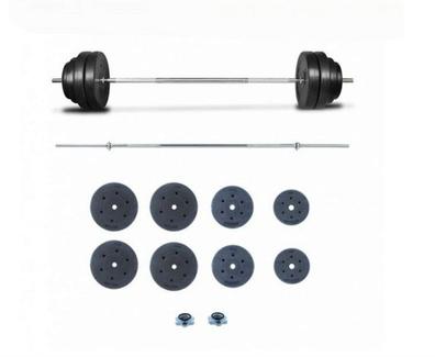 Mancuernas Pesas De Disco 10kg + 10kg 20kg Total Fitness Musculación  Gimnasio Pesos Plásticos con Ofertas en Carrefour