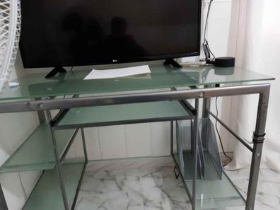 Bandeja escritorio 2 huecos con pasacables 120x80 cm Bandejas escritorio