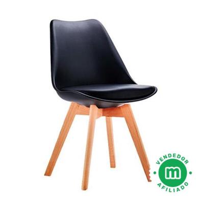 Silla confidente negro – DERBE MUEBLES