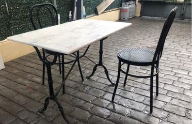 FDW Juego de mesa de cocina y sillas para 4 mesas de comedor, elegantes  juegos de cocina de madera para espacios pequeños, marrón oscuro