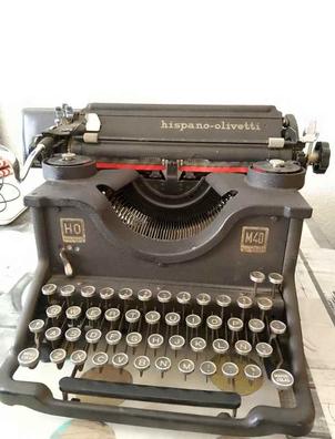 Máquina de Escribir Hispano Olivetti M40, en Muy Buen Estado. Barcelona,  Años 40. Funcionando