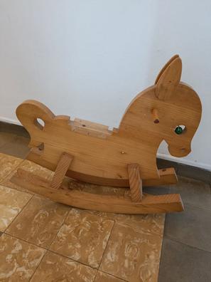 Caballo madera balancin de segunda mano Milanuncios