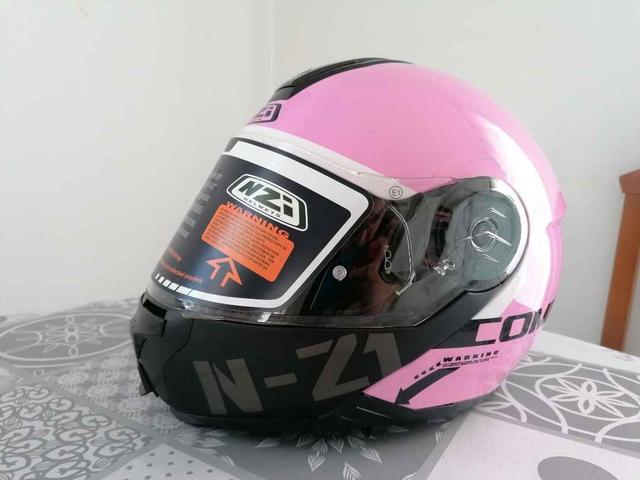 Casco modular online rosa