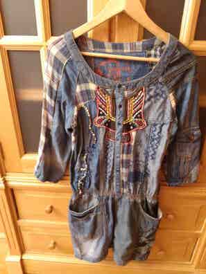 Bilbao Mulaya Moda Mujer Blusa Blanca Plumeti De Segunda Mano Por