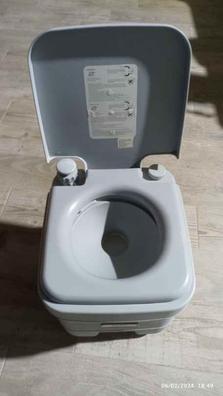 Maison Exclusive Juego de inodoro con lavabo portátil para camping