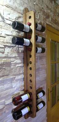 Estante de vino de 4 cubos, soporte para 12-16 botellas, estante de vino de  estilo