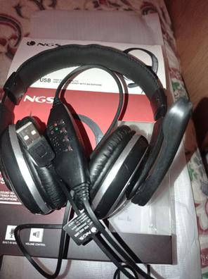 NGS Vox 800 Auriculares USB con Micrófono Negros